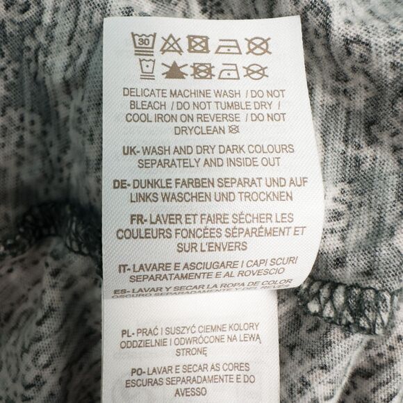 Boden Button Front Cotton Long Sleeve Paisley Top Womens 20/22 (XL) Green Boho - Picture 14 of 15